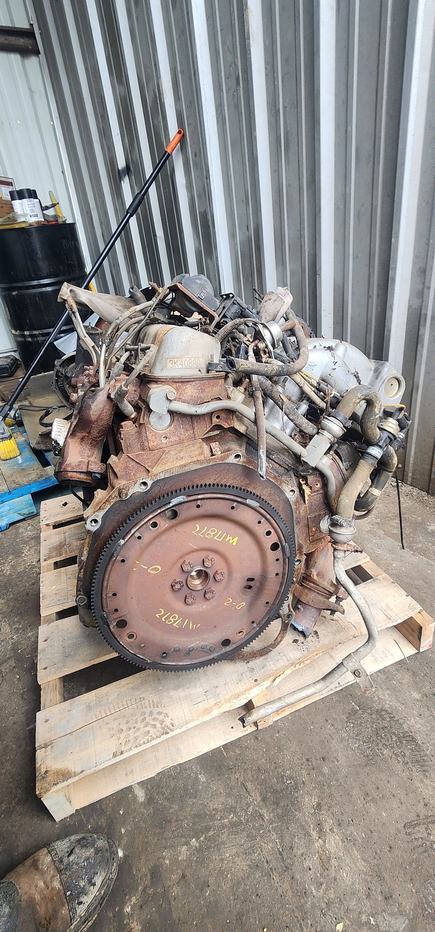 1989-1993 FORD BRONCO 5.8 L ENGINE - #M17872