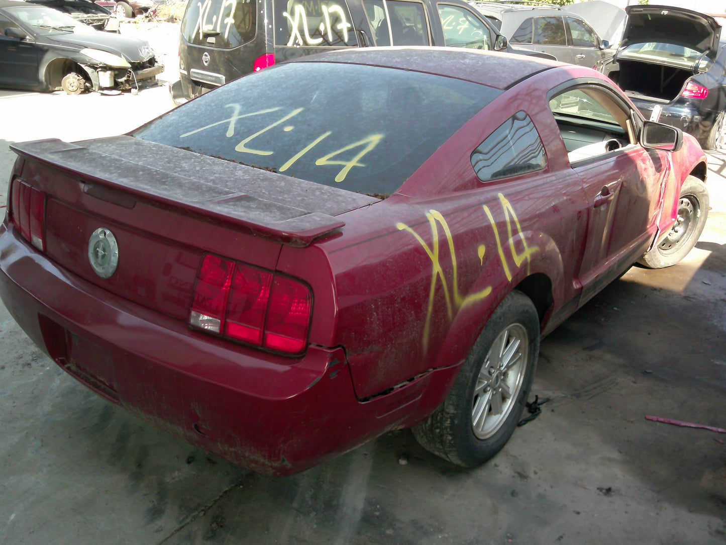 1/2 2005-2009 Ford Mustang | All Parts A - F | SKU #: M17504 XL-14
