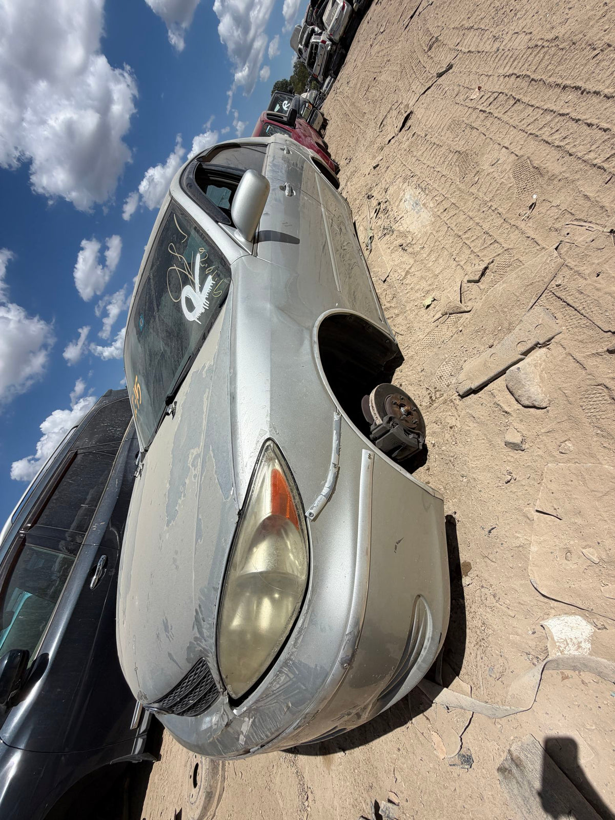 Door Window Glass Front Passenger Side 2002 - 2006 Toyota Camry main image