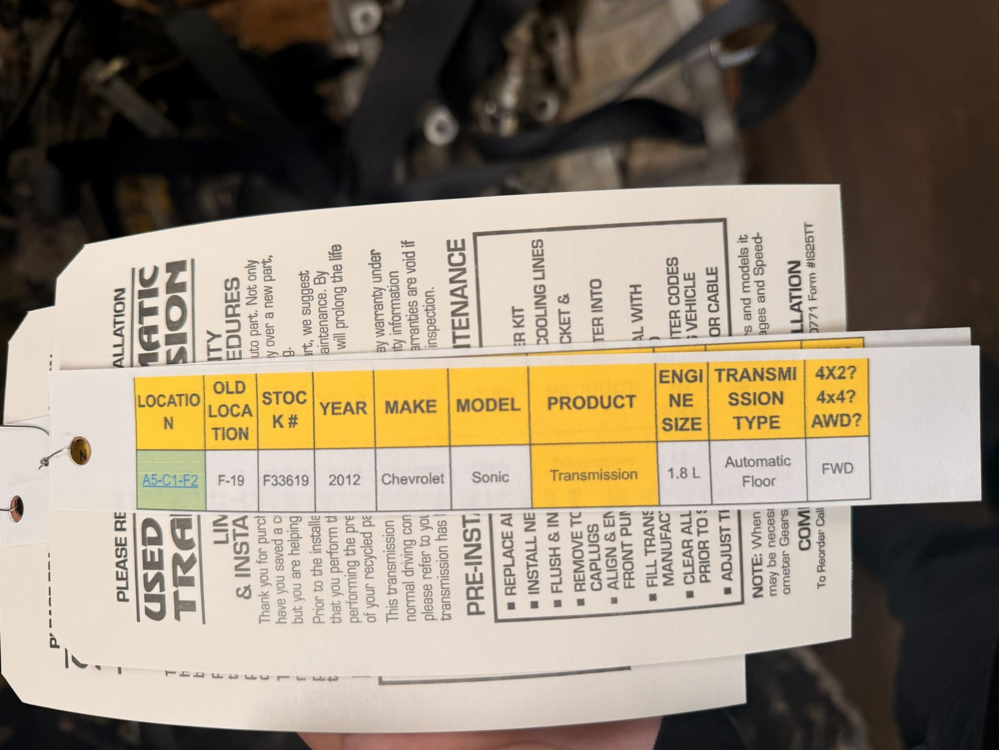 2004 Toyota Celica Automatic FWD Transmission main image