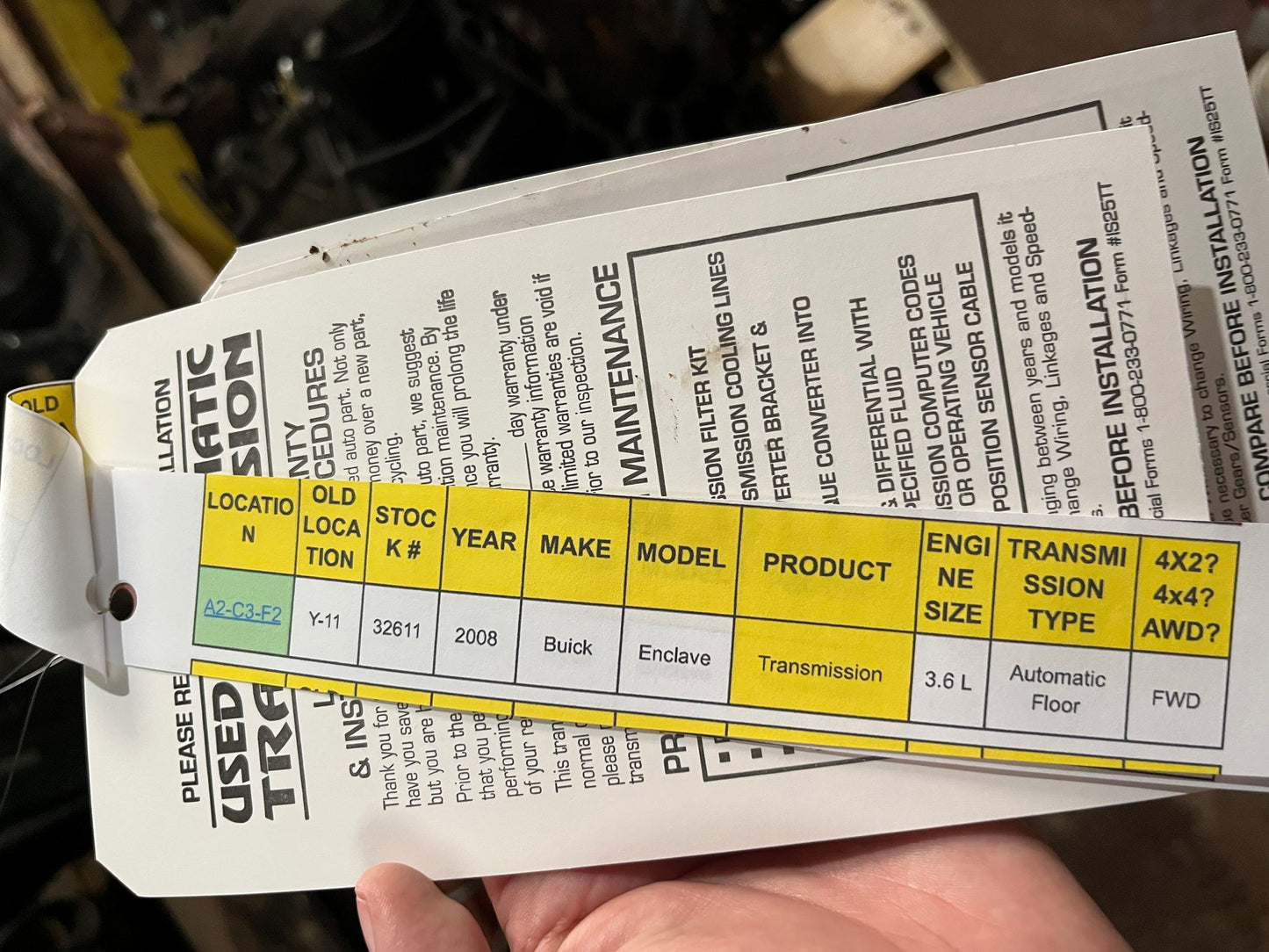 2006 Ford Mustang Automatic RWD Transmission main image