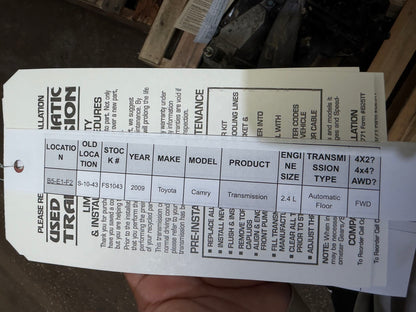 2006 Toyota Camry Automatic FWD Transmission main image