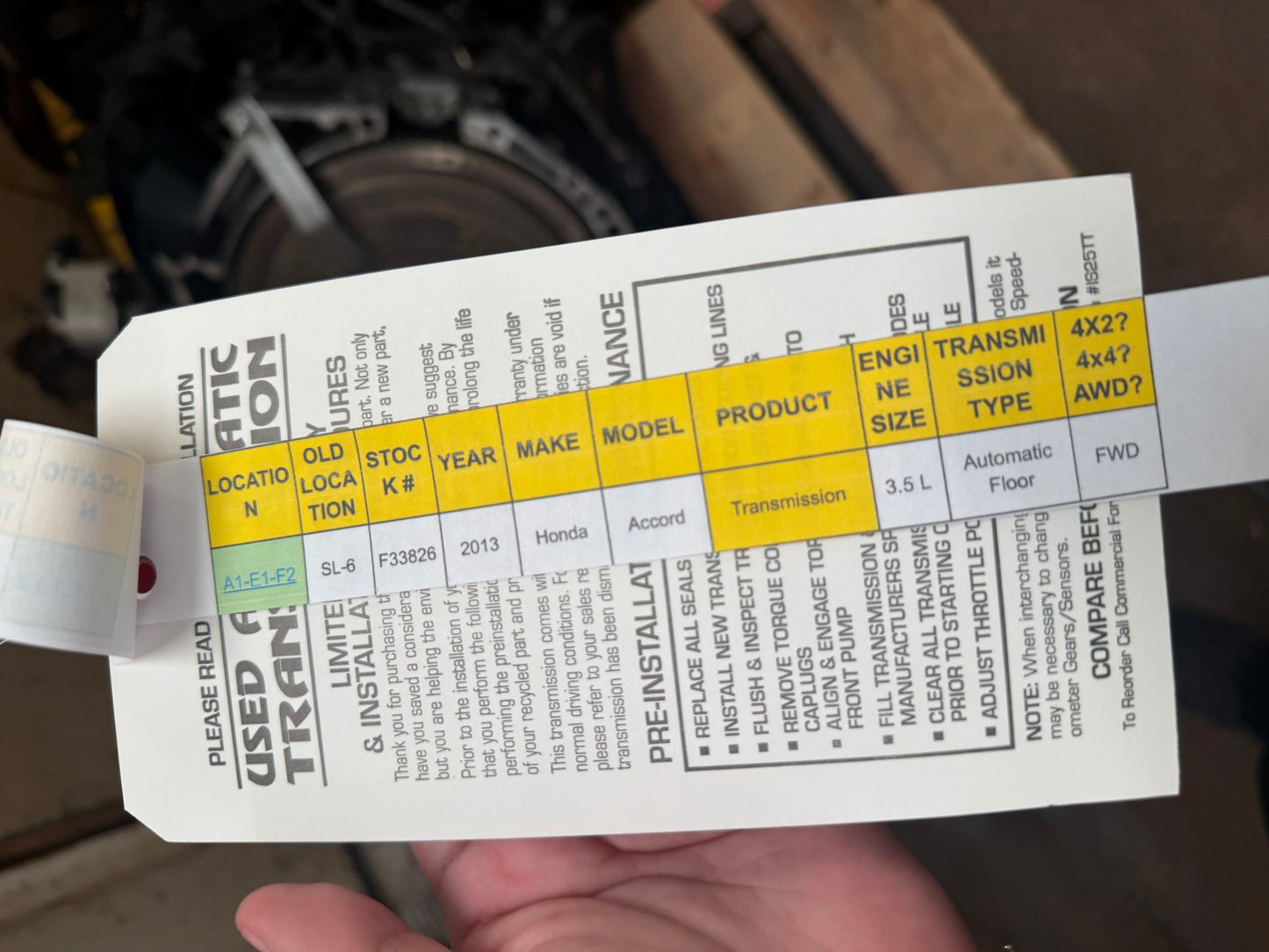1999 Ford Expedition Automatic RWD Transmission main image