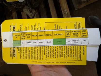 2009 Chevy Cobalt 2.2 L Engine main image