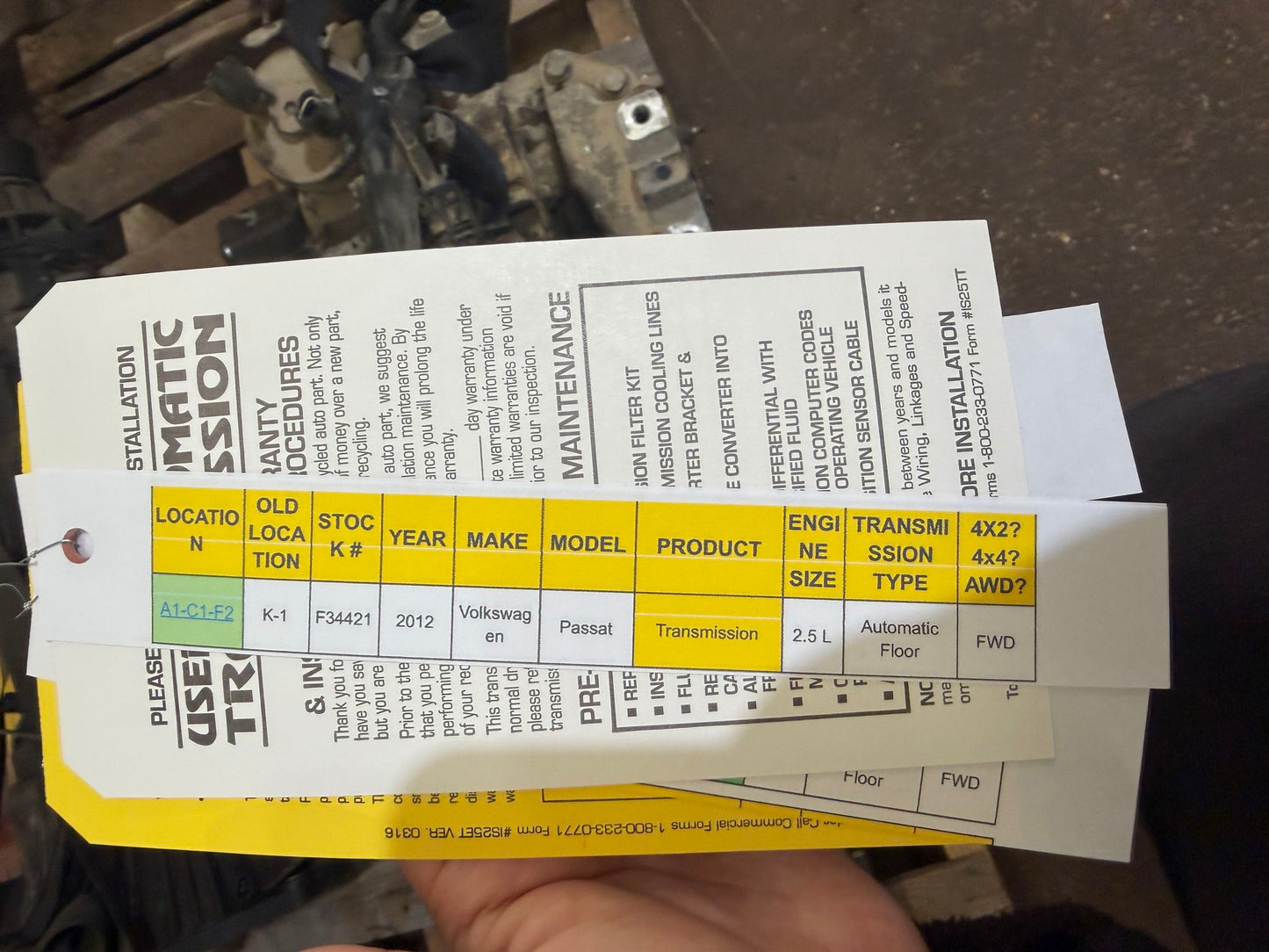 2009 Pontiac Vibe Automatic FWD Transmission main image