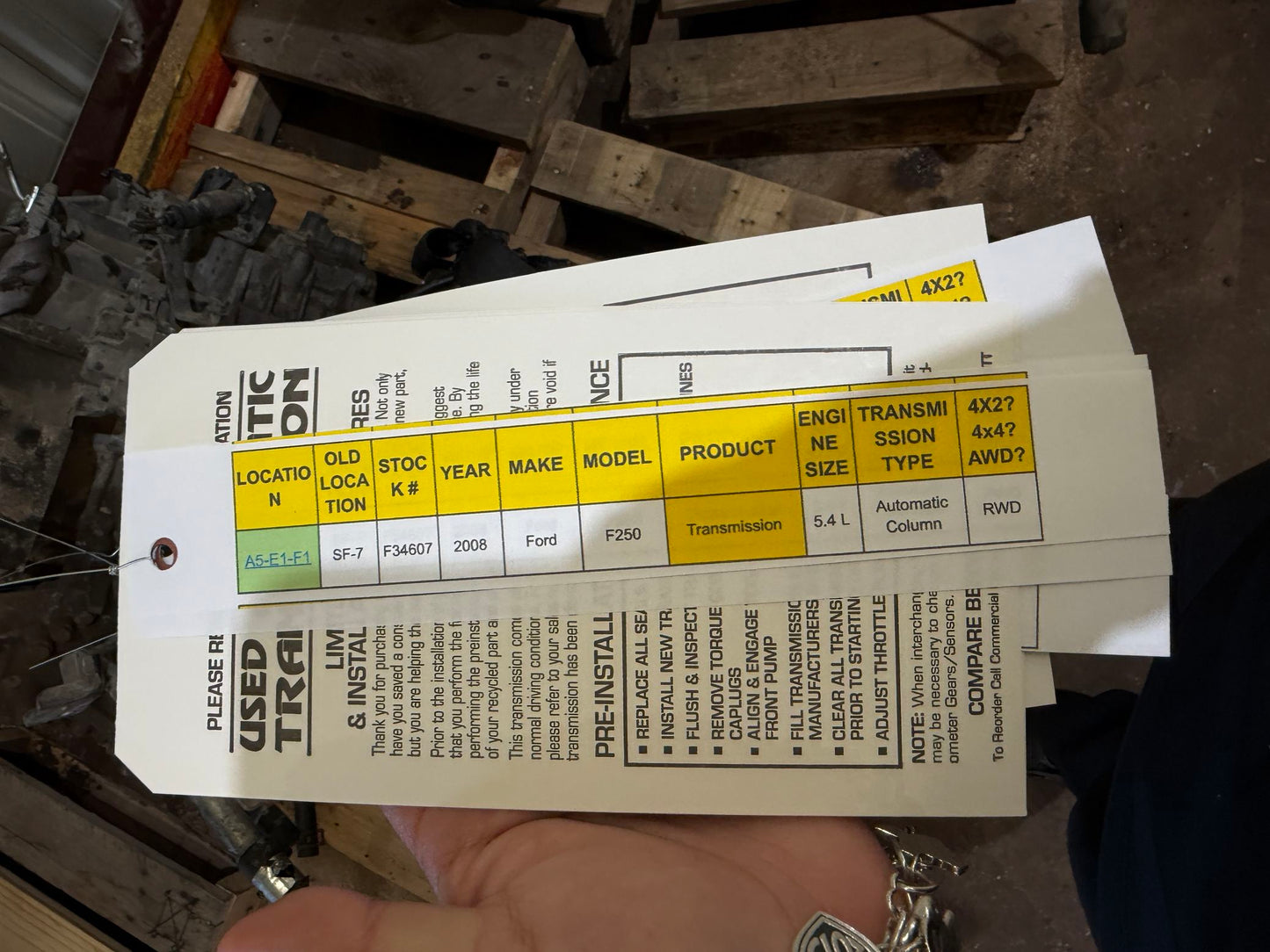 2008 Ford F250 Automatic RWD Transmission main image
