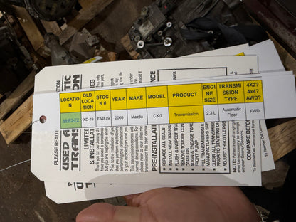 2008 Mazda CX-7 Automatic FWD Transmission main image
