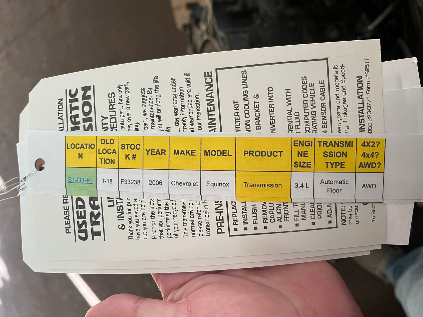 2004 Toyota Sienna Automatic FWD Transmission main image