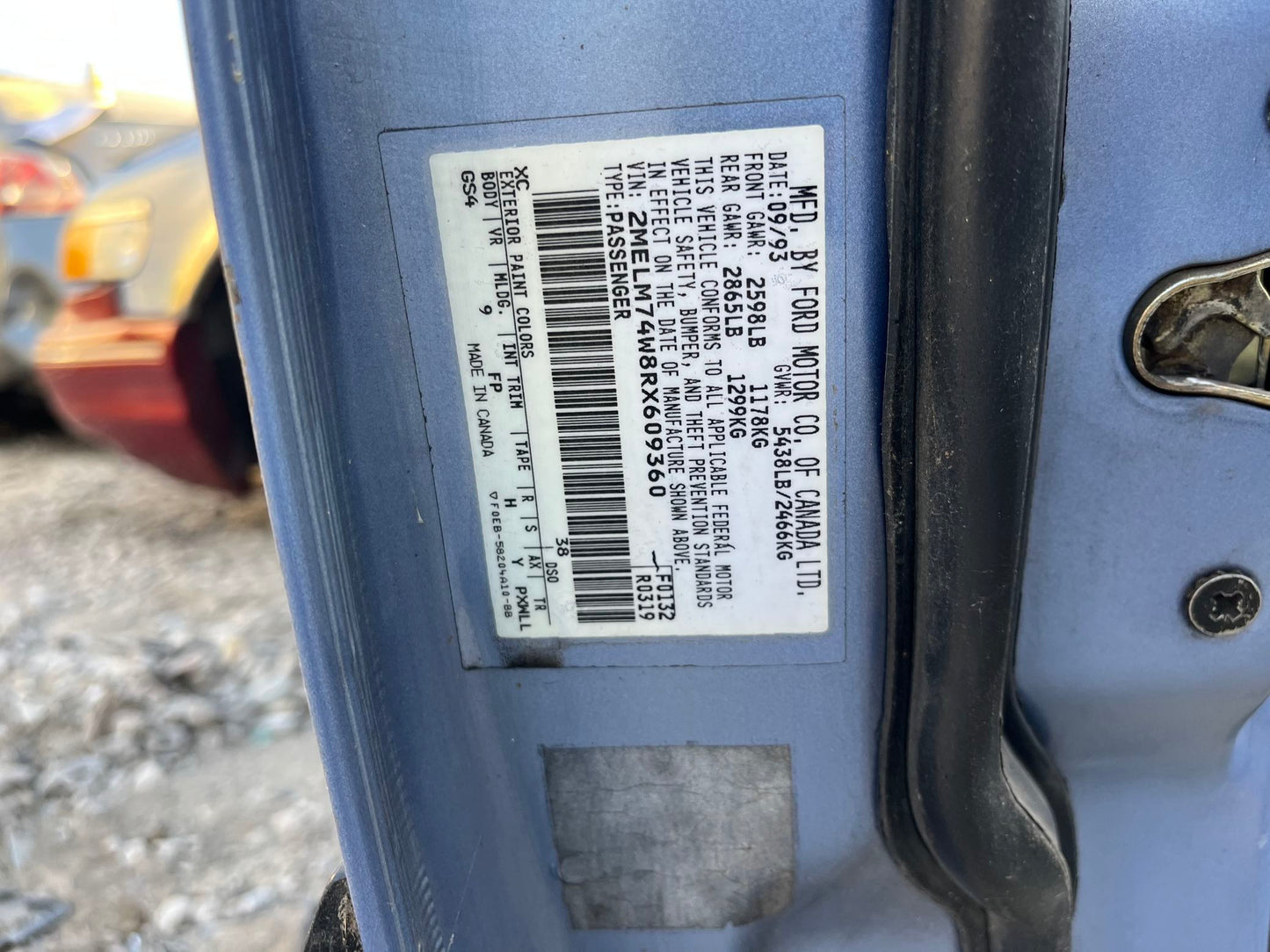 Radiator Fan Assembly 1992 - 1997 Mercury Grand Marquis