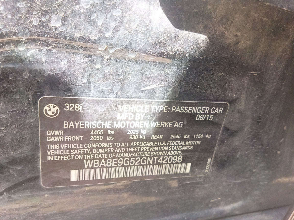 Battery Cable Positive 2012 - 2018 BMW 3 Series