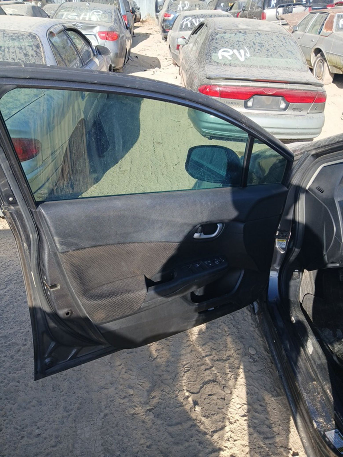 B-Pillar Trim Panel Driver Side 2012 - 2015 Honda Civic Sdn