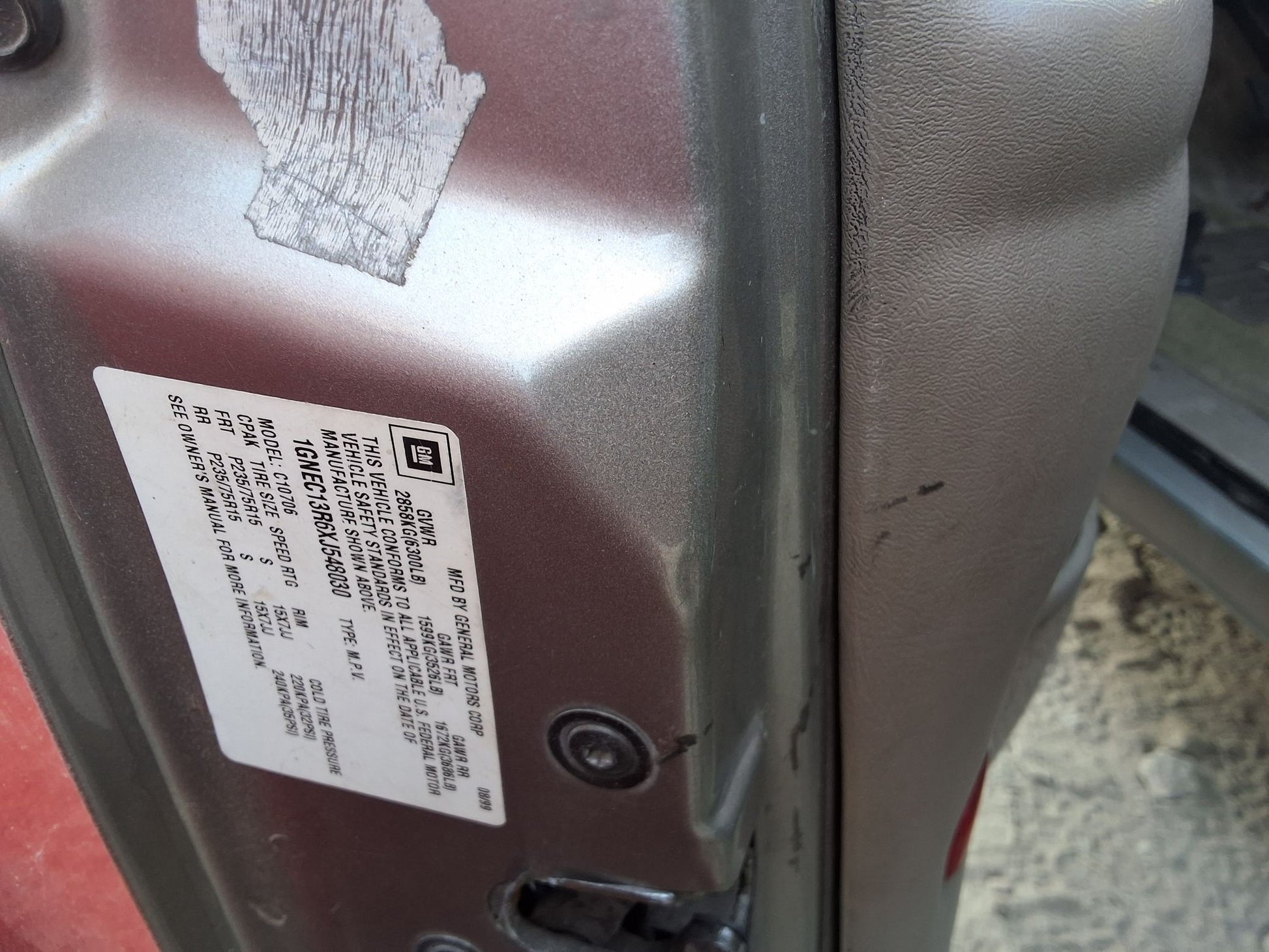 Fuse Box Interior 1995 - 1999 Chevrolet Tahoe