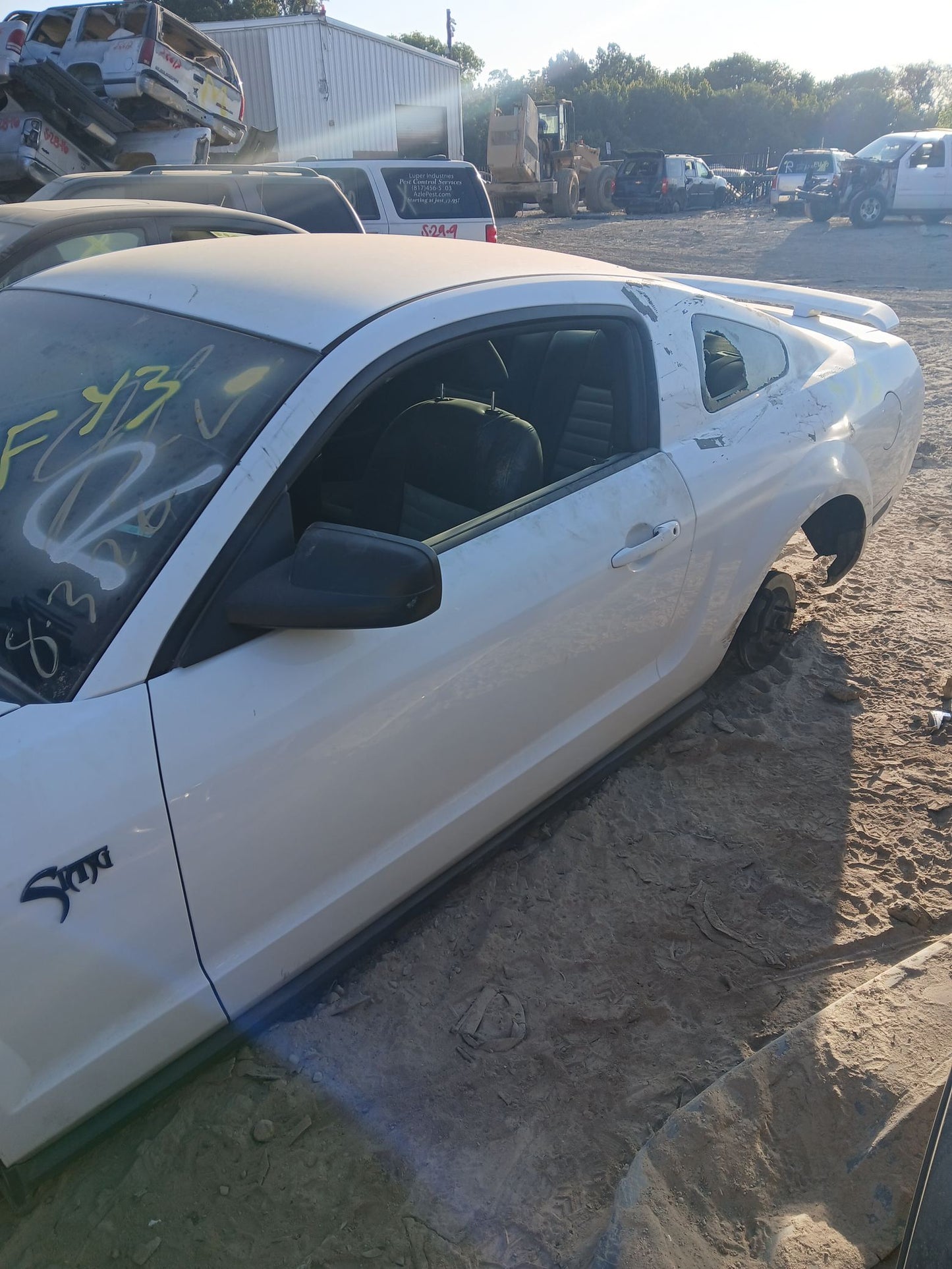 Door Window Glass Driver Side 2005 - 2014 Ford Mustang