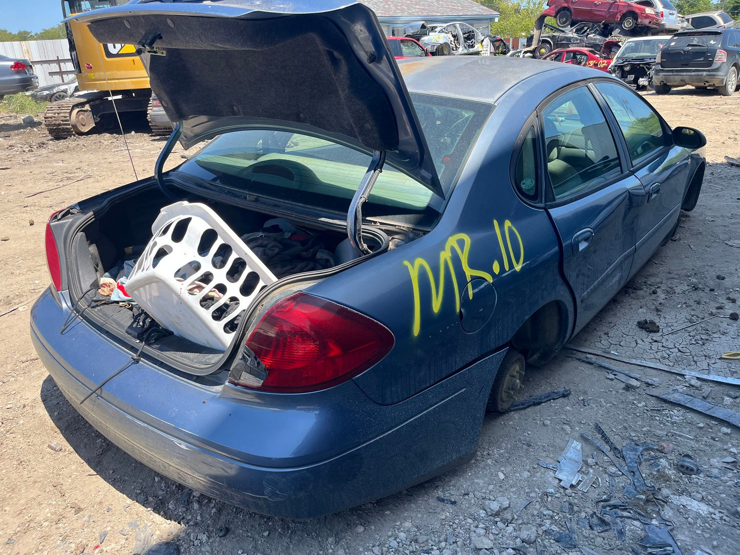 Seat Belt Retractor Rear Passenger Side 2000 - 2007 Ford Taurus