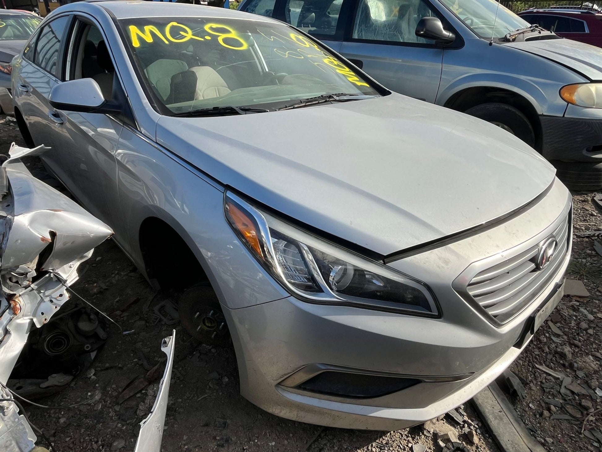 Door Panel Rear Driver Side 2015 - 2019 Hyundai Sonata