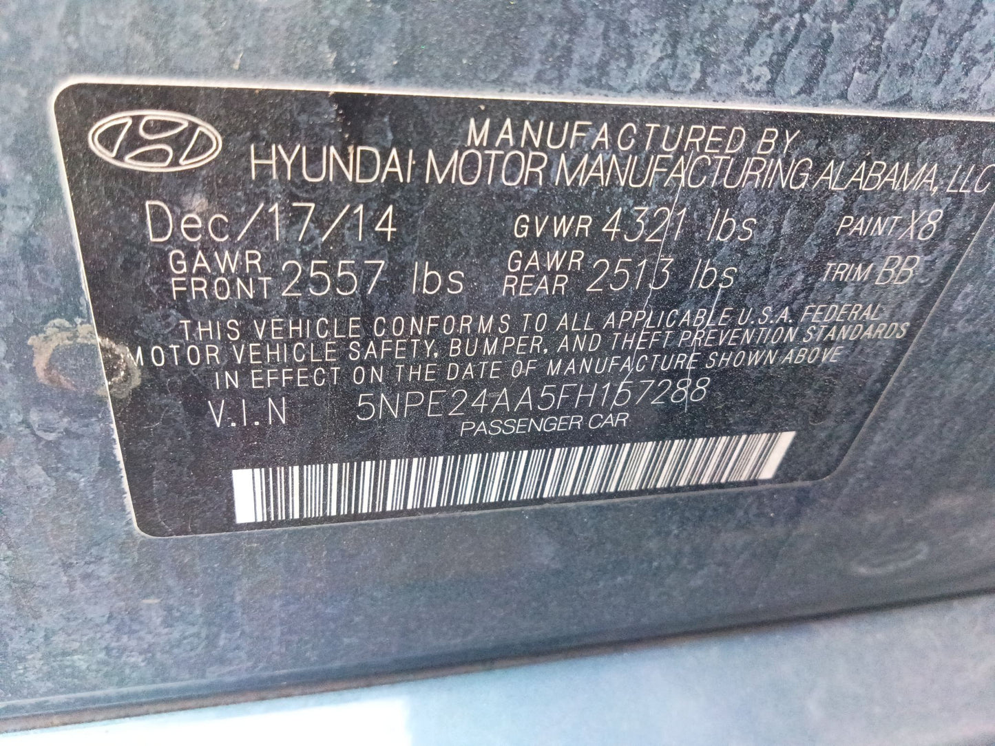 Door Window Switch Rear Passenger Side 2015 - 2019 Hyundai Sonata
