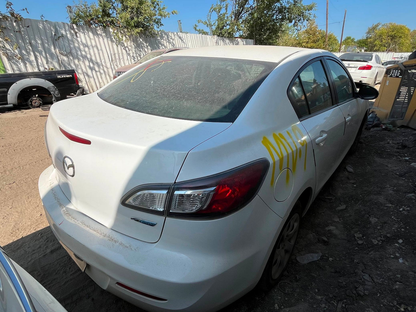 Door Window Glass Front Passenger Side 2010 - 2013 Mazda Mazda3