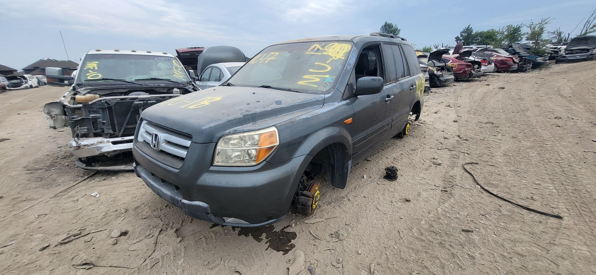 Exterior Door Handle Front Driver Side 2003 - 2008 Honda Pilot