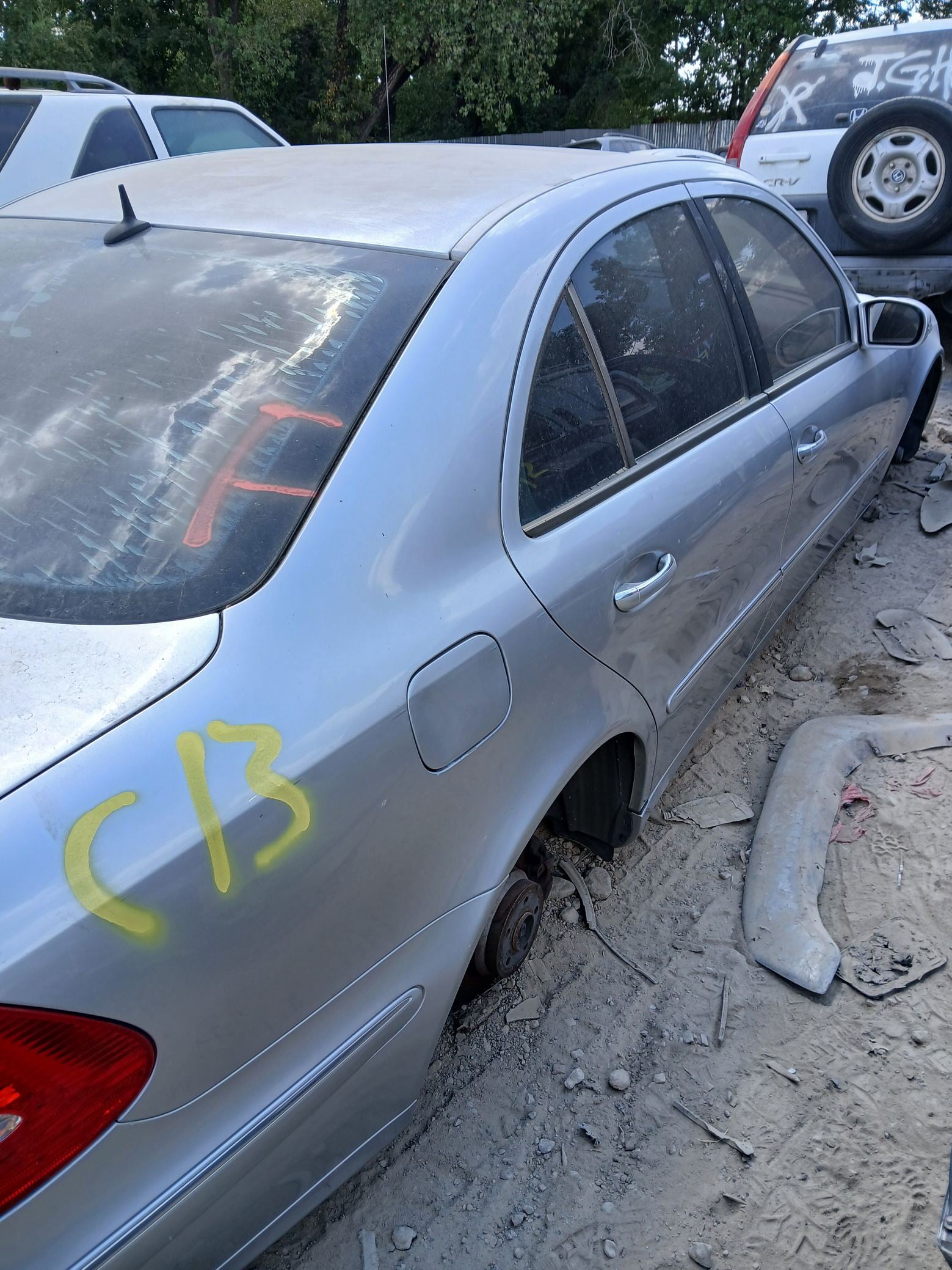 B-Pillar Trim Panel Passenger Side 2003 - 2009 Mercedes-Benz E-Class