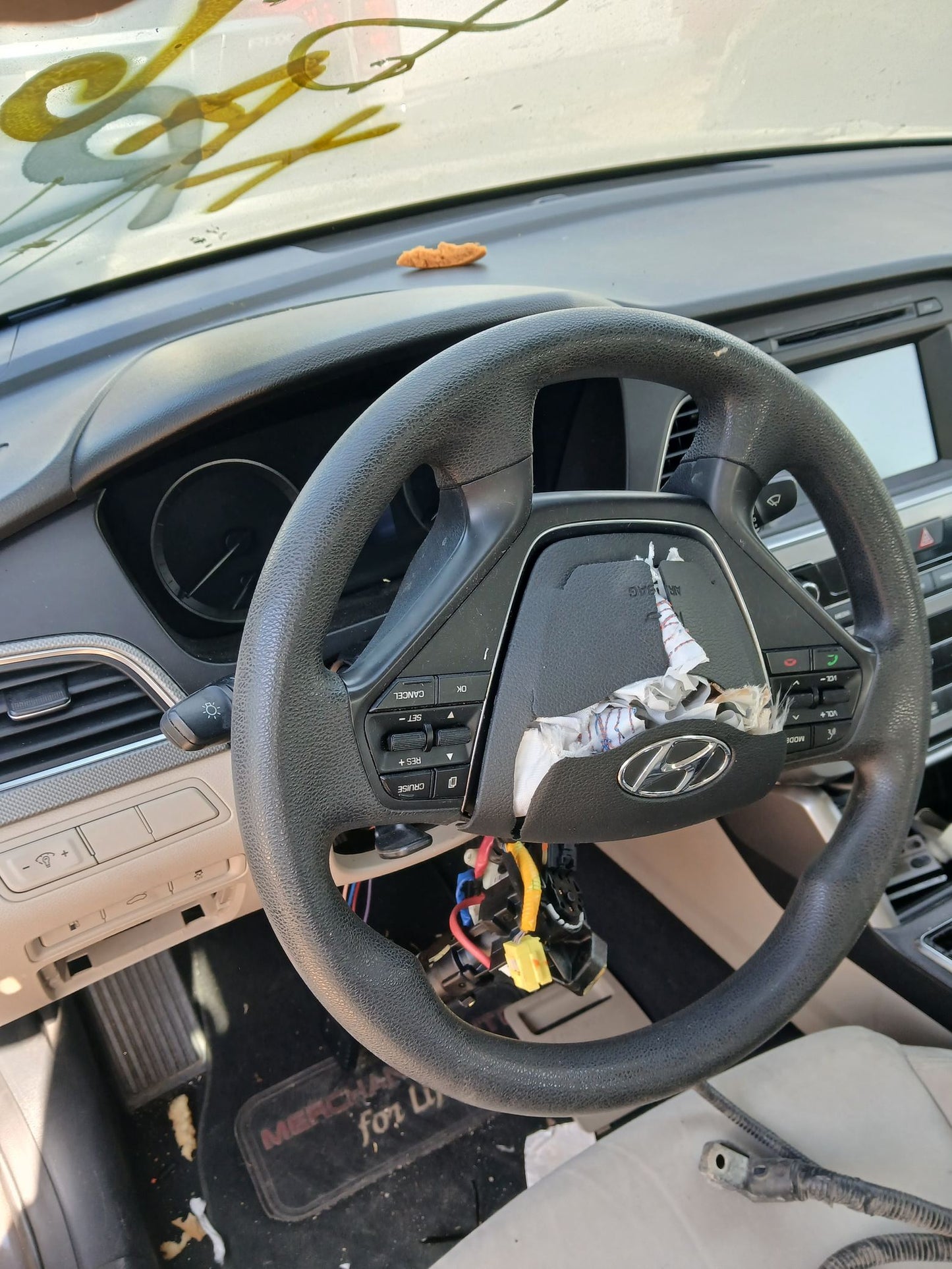 Door Panel Front Passenger Side 2015 - 2019 Hyundai Sonata