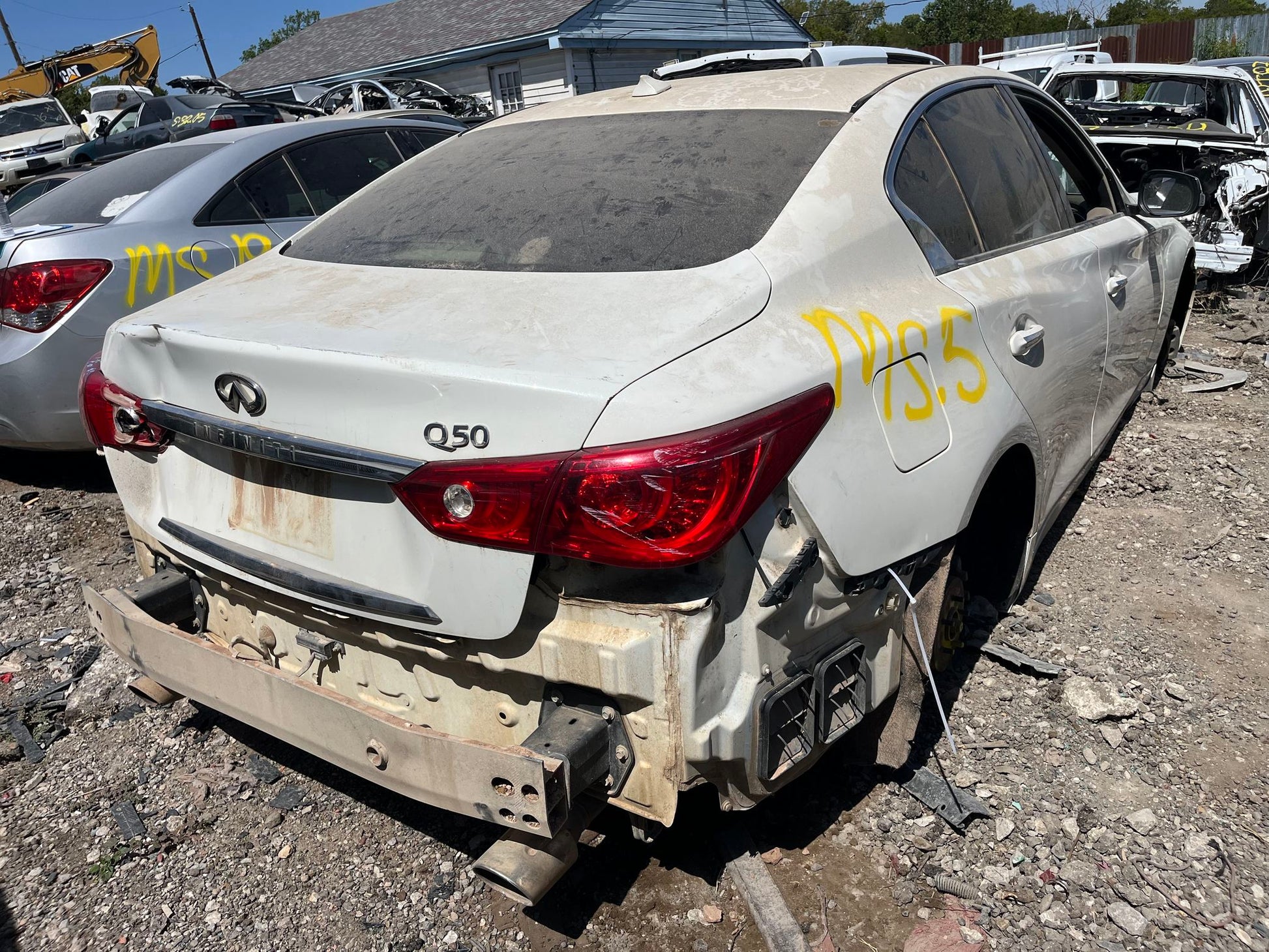 Door Trim Panel Front Passenger Side 2014 - 2024 Infiniti Q50