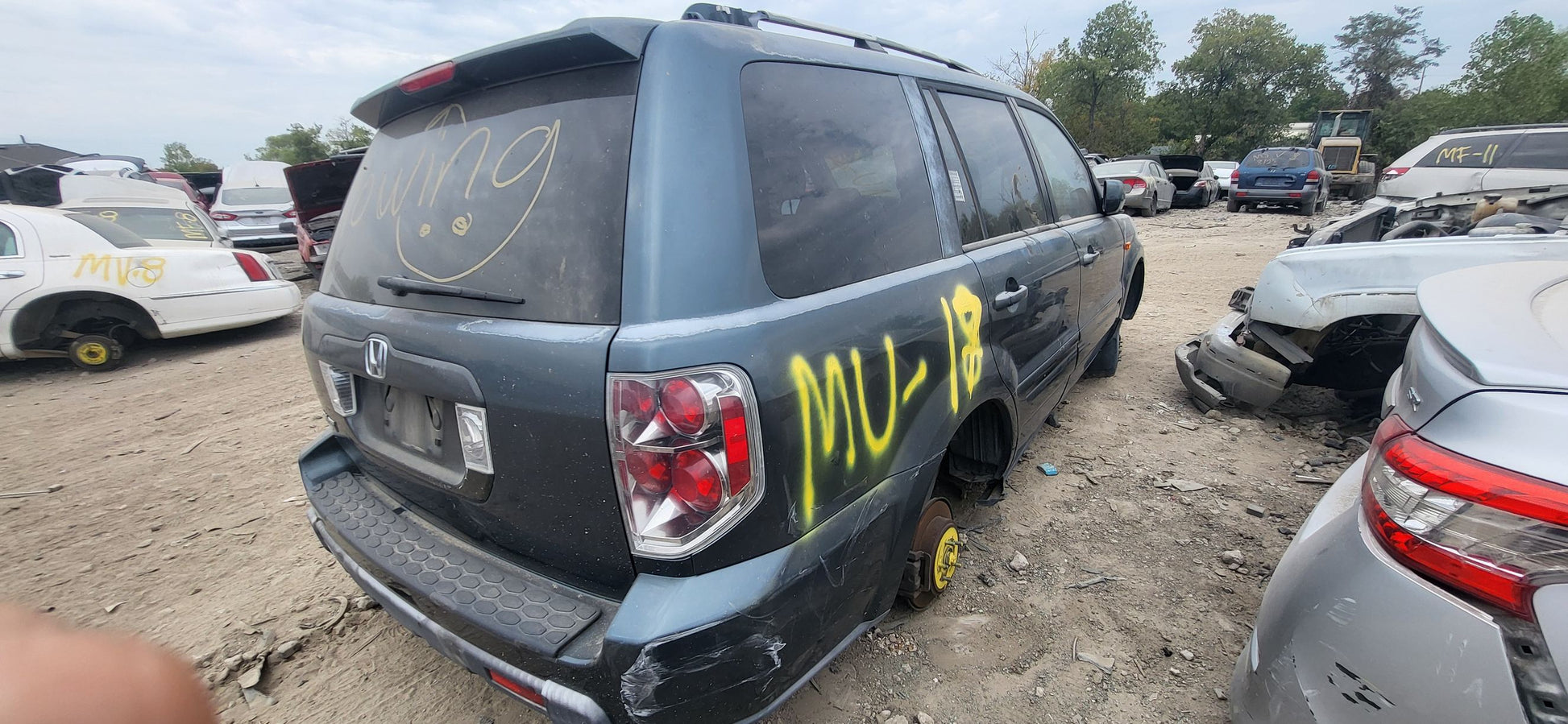 Fender Front Driver Side 2003 - 2008 Honda Pilot