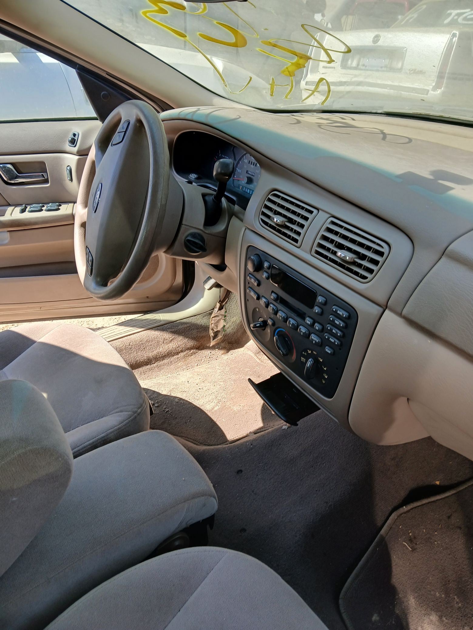 Interior Door Handle Rear Driver Side 2000 - 2007 Ford Taurus