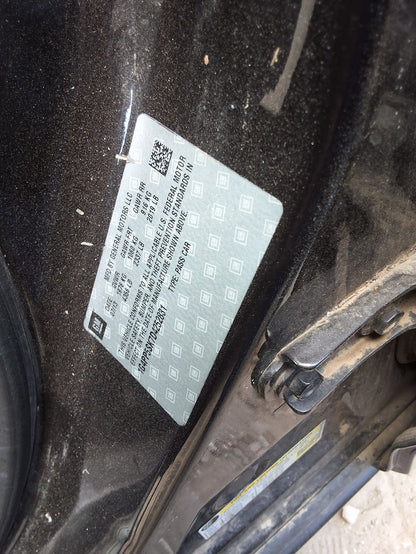 Door Shell Rear Driver Side 2012 - 2017 Buick Verano