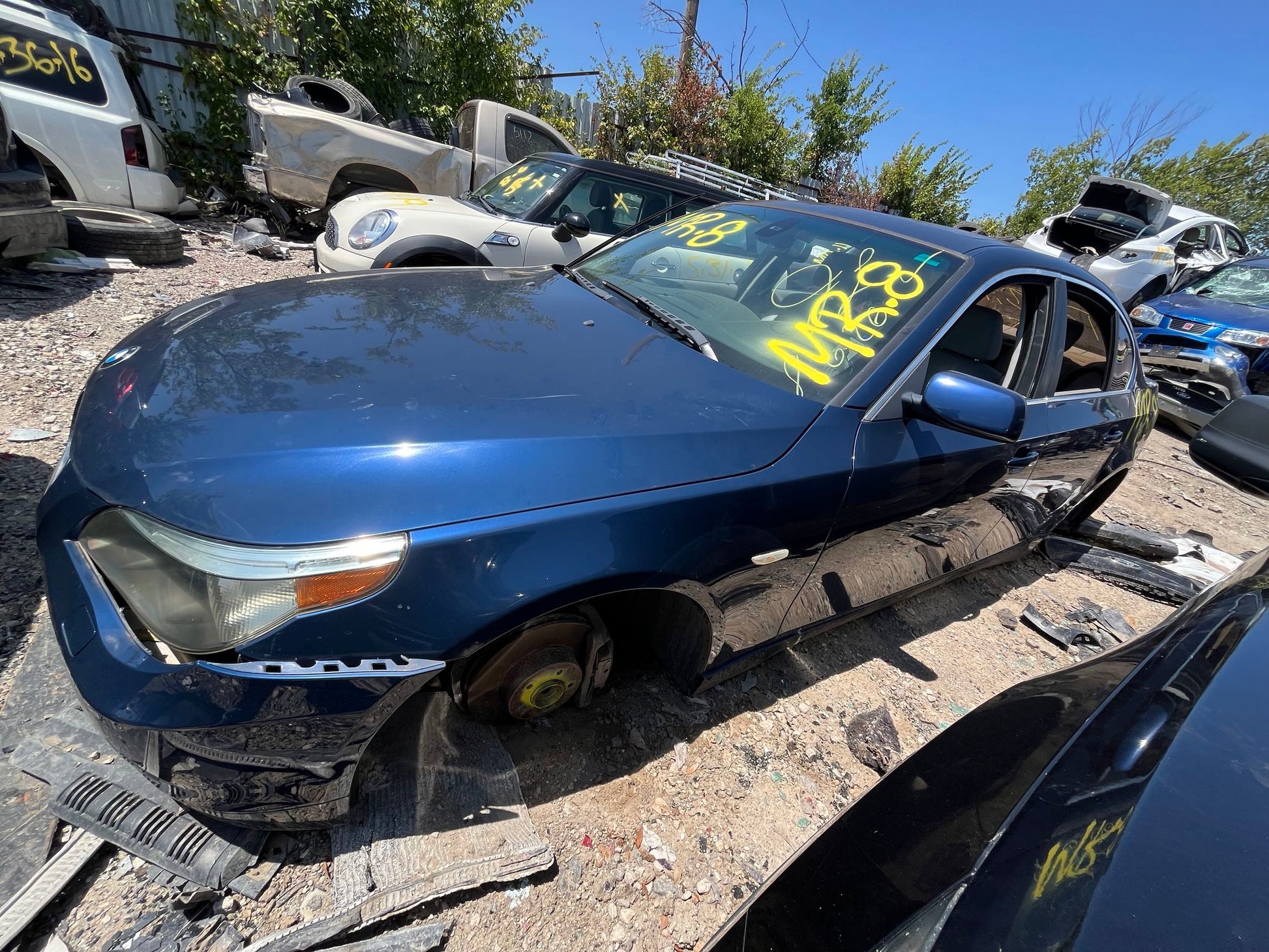 B-Pillar Trim Panel Passenger Side 2004 - 2010 BMW 5 Series