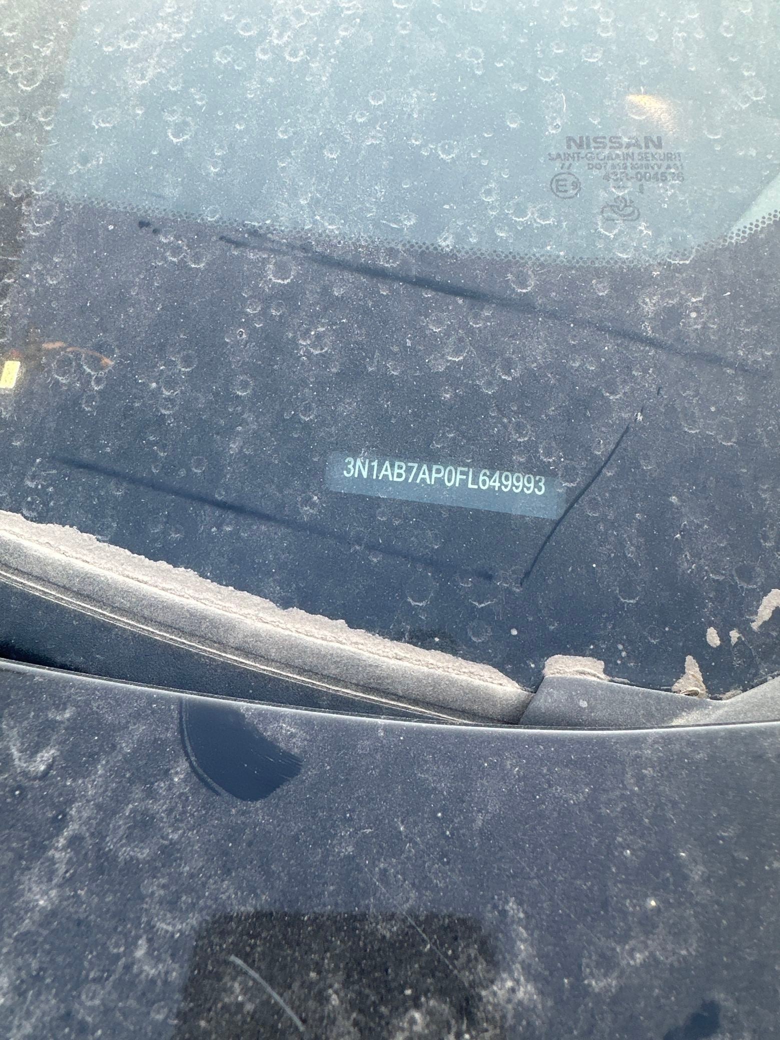Rear Window Glass 2013 - 2019 Nissan Sentra