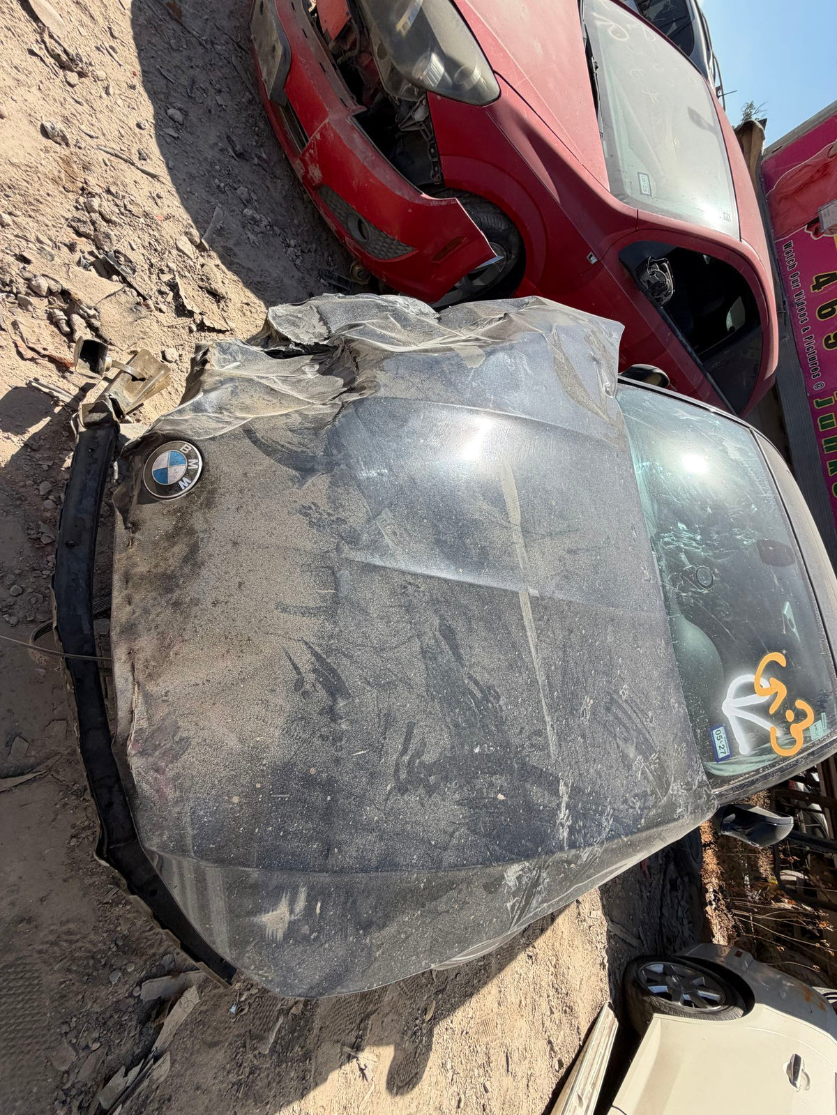 Vent Window Glass Rear Door Driver Side 2006 - 2011 BMW 3 Series