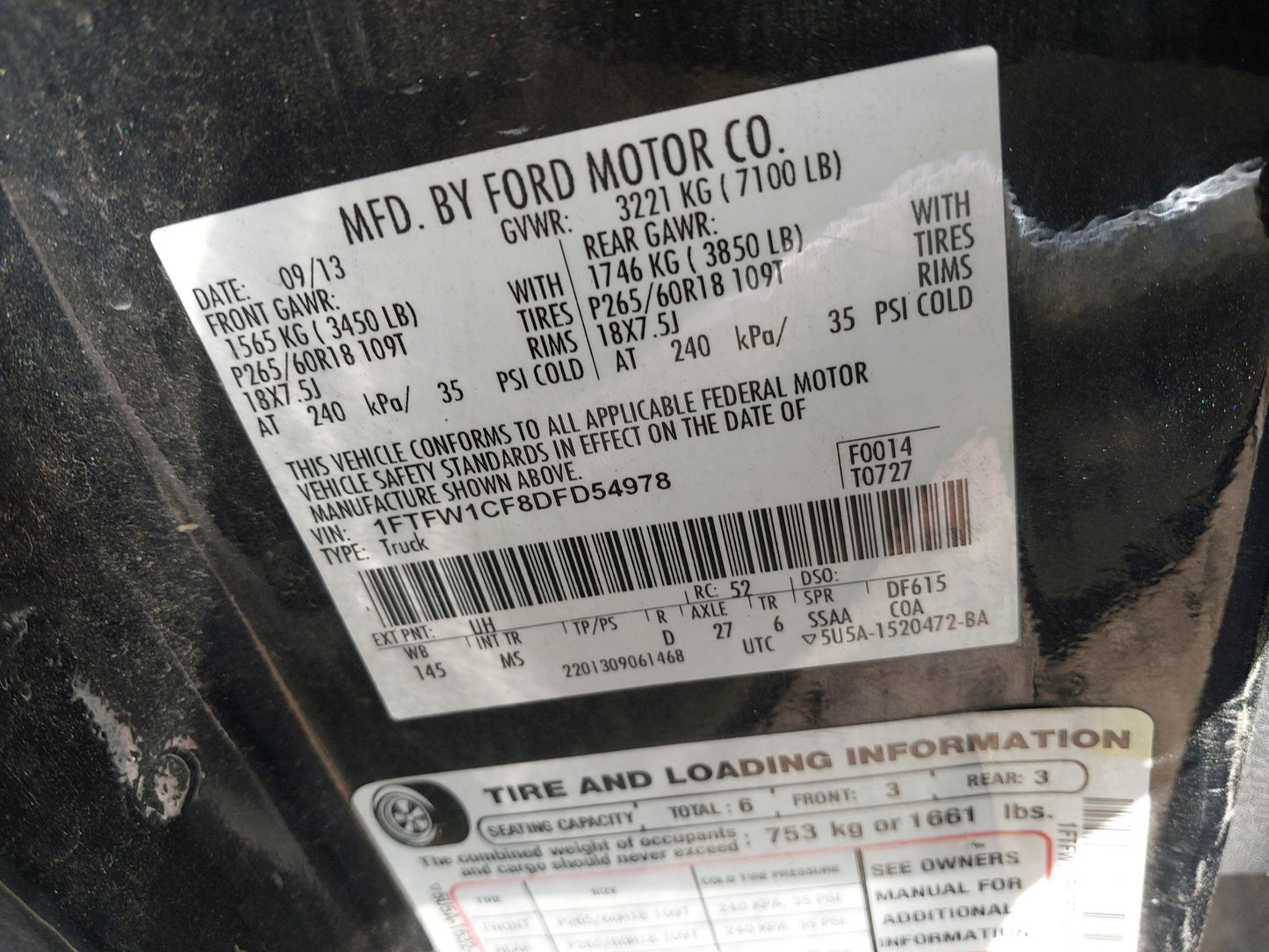 Tailgate 2009 - 2014 Ford F-150