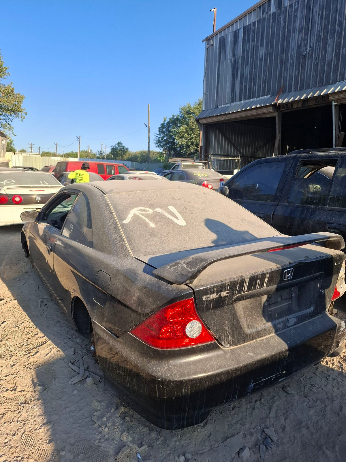 C-Pillar Trim Panel Passenger Side 2001 - 2005 Honda Civic Cpe