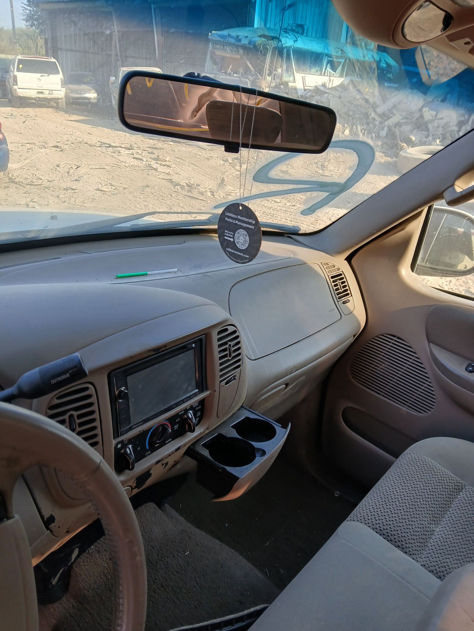 Door Interior Handle Rear Passenger Side 1997 - 2003 Ford F-150