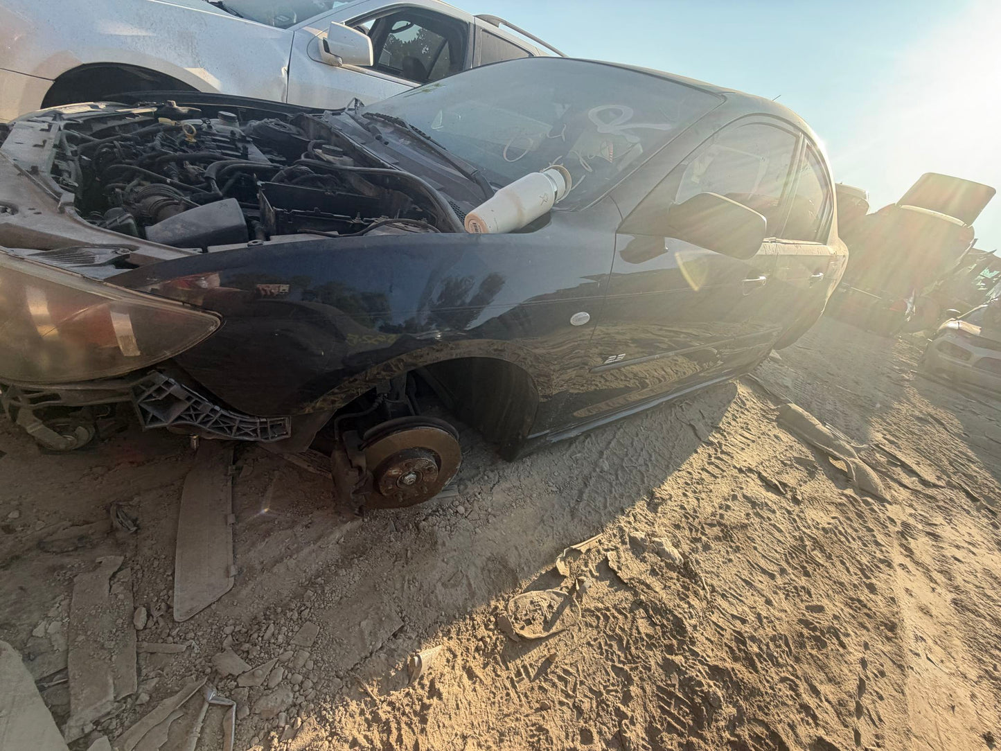 Door Window Glass Rear Passenger Side 2004 - 2009 Mazda MAZDA3