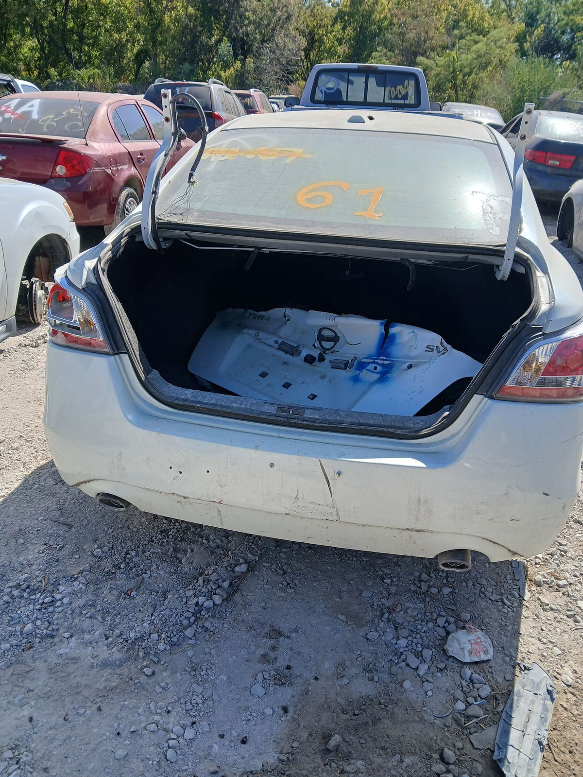Door Shell Rear Driver Side 2013 - 2018 Nissan Altima
