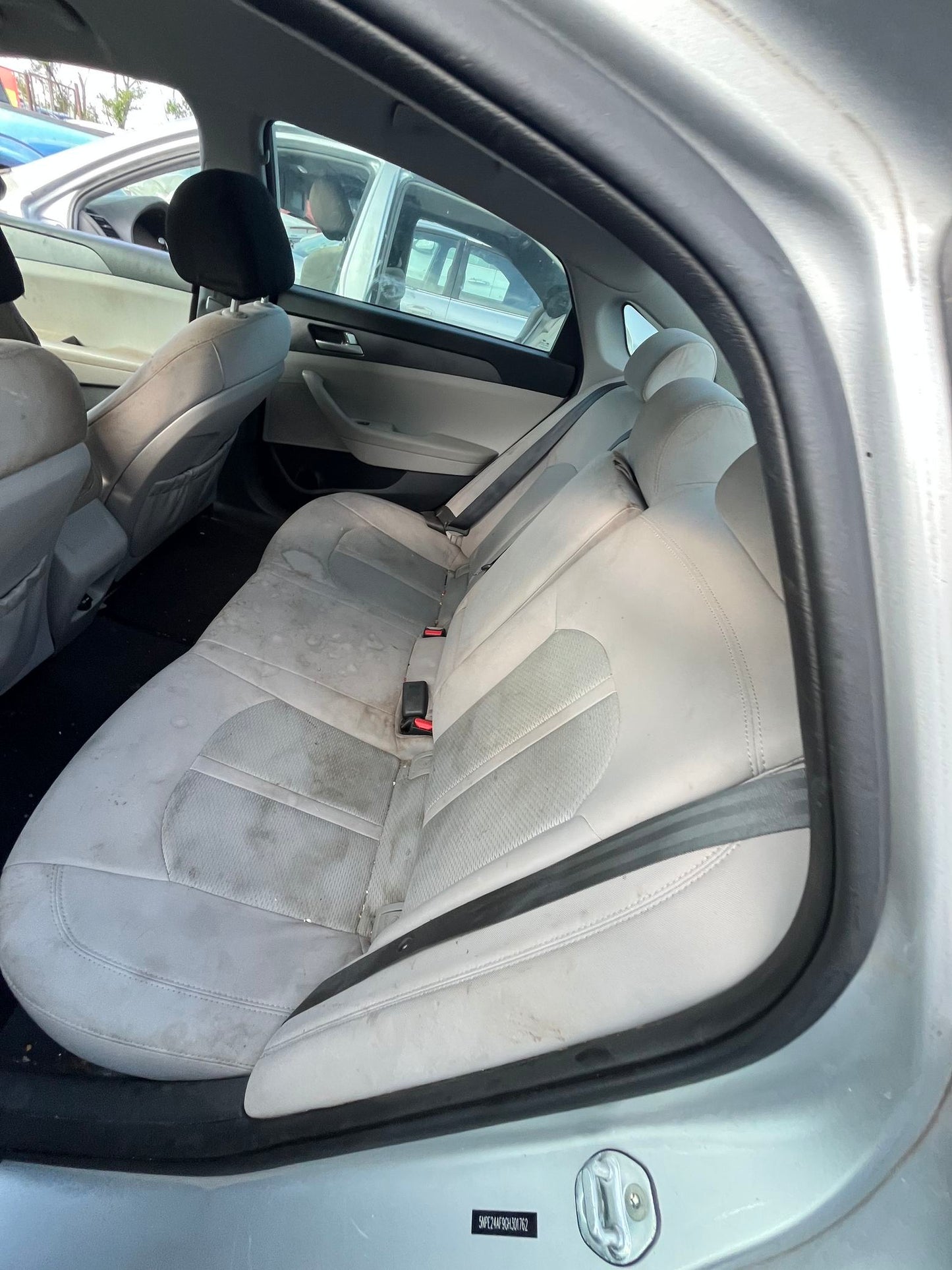 Door Panel Rear Driver Side 2015 - 2019 Hyundai Sonata