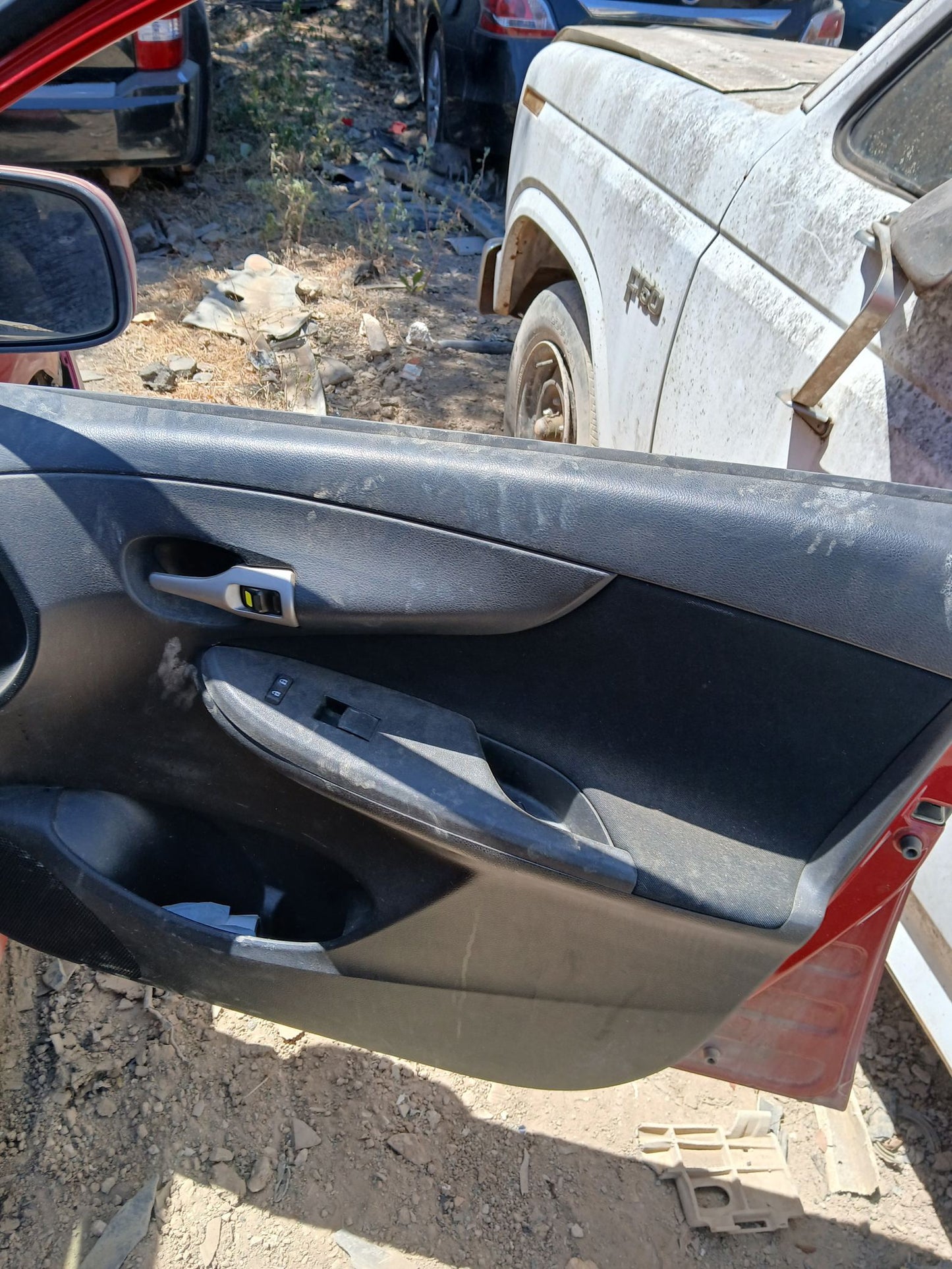 Interior Door Handle Rear Passenger Side 2009 - 2013 Toyota Corolla