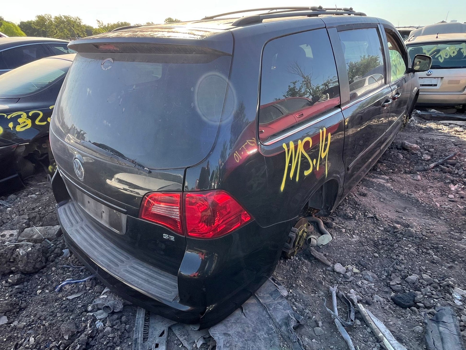 Interior Door Handle Front Driver Side 2009 - 2013 Volkswagen Routan