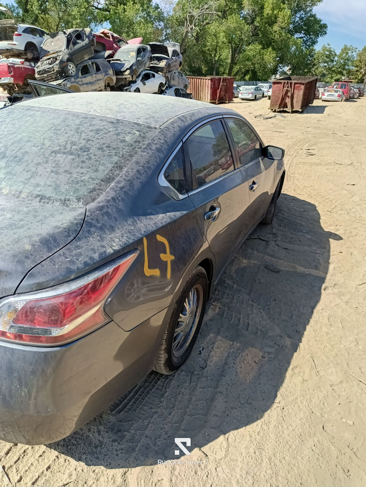 Vent Window Glass Rear Door Driver Side 2013 - 2018 Nissan Altima