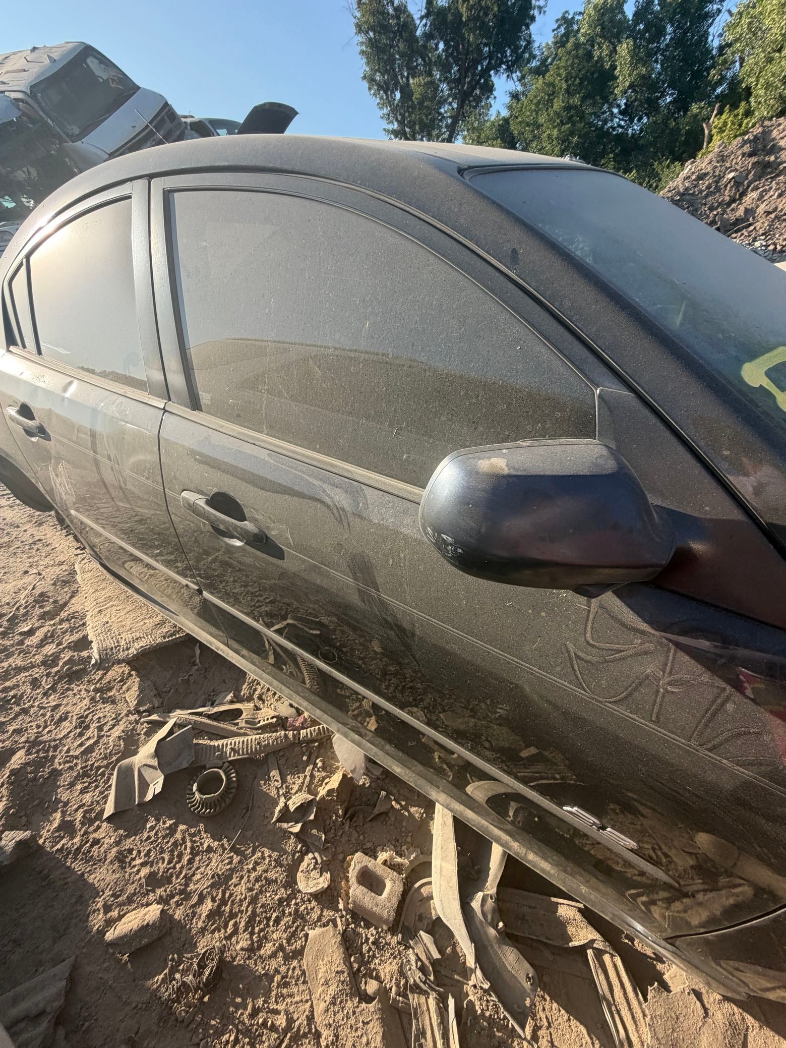 B-Pillar Trim Panel Passenger Side 2004 - 2009 Mazda MAZDA3
