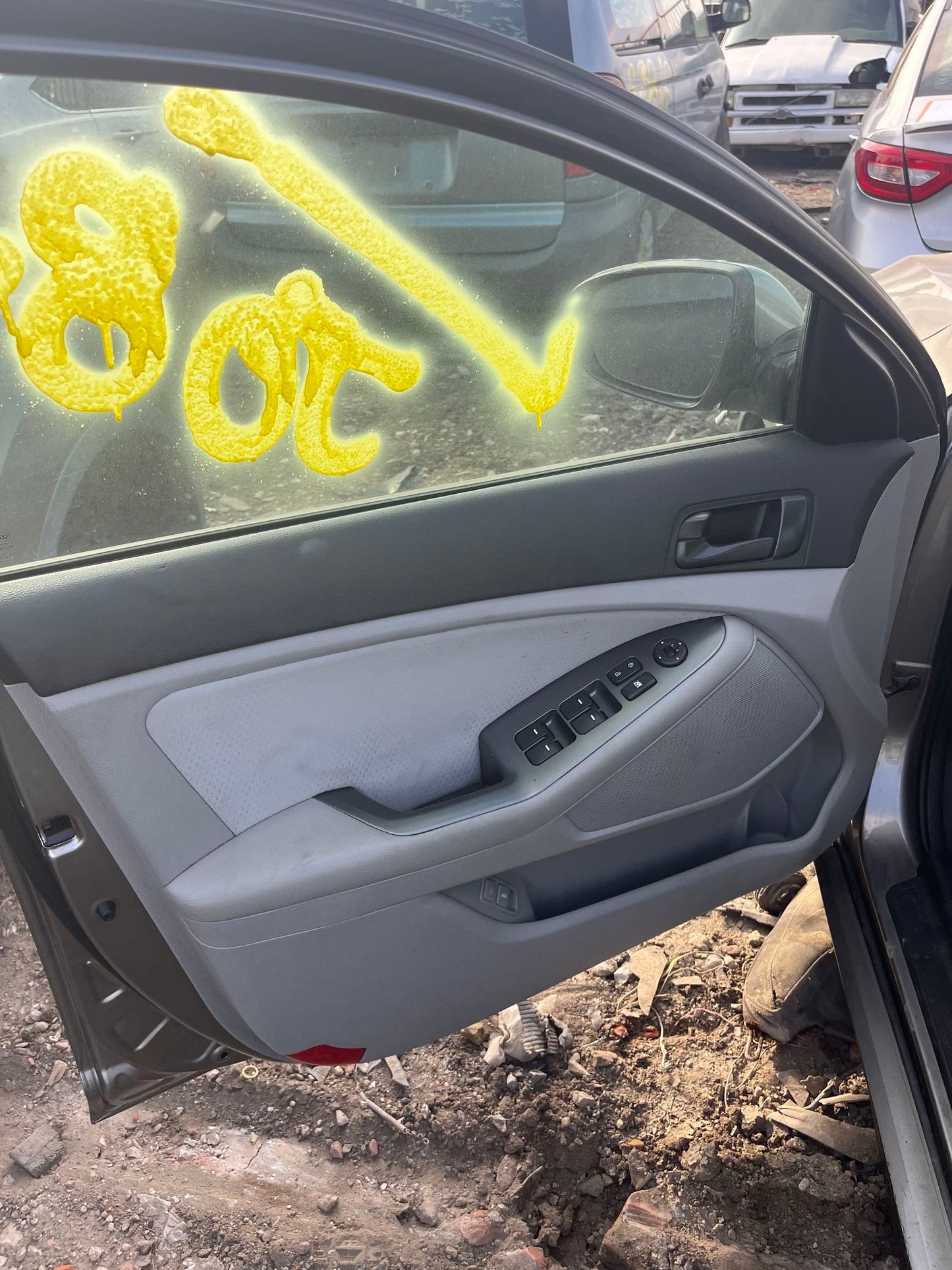 Inside Door Handle Rear Passenger Side 2011 - 2015 Kia Optima