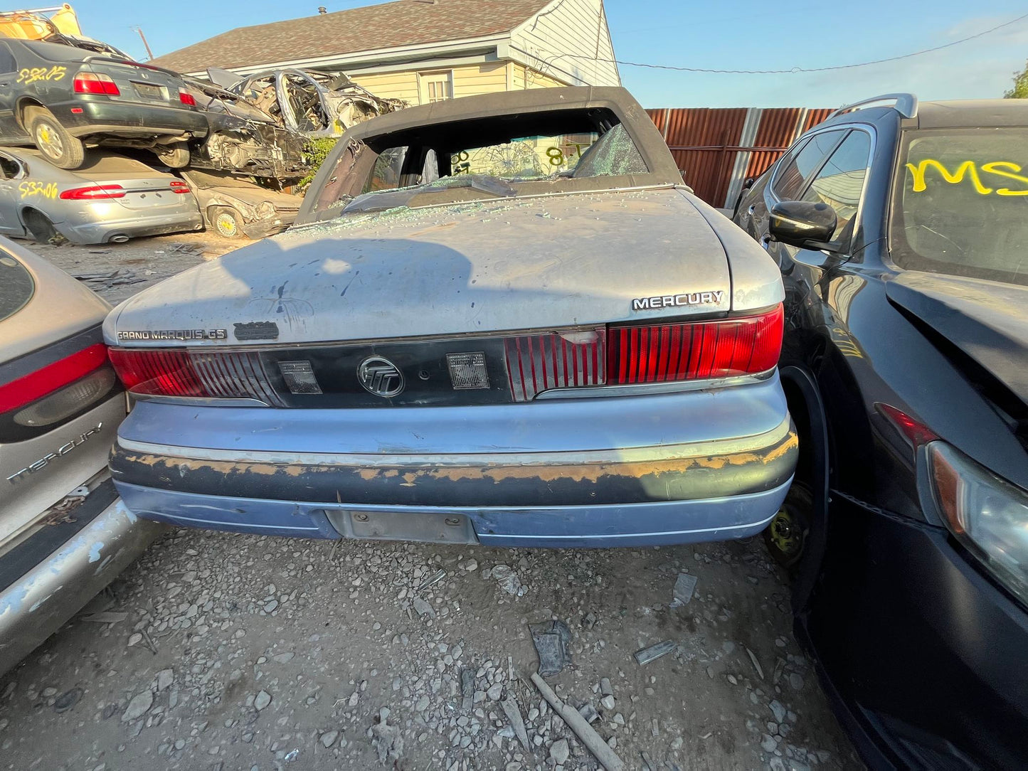 Quarter Window Glass Passenger Side 1992 - 1997 Mercury Grand Marquis