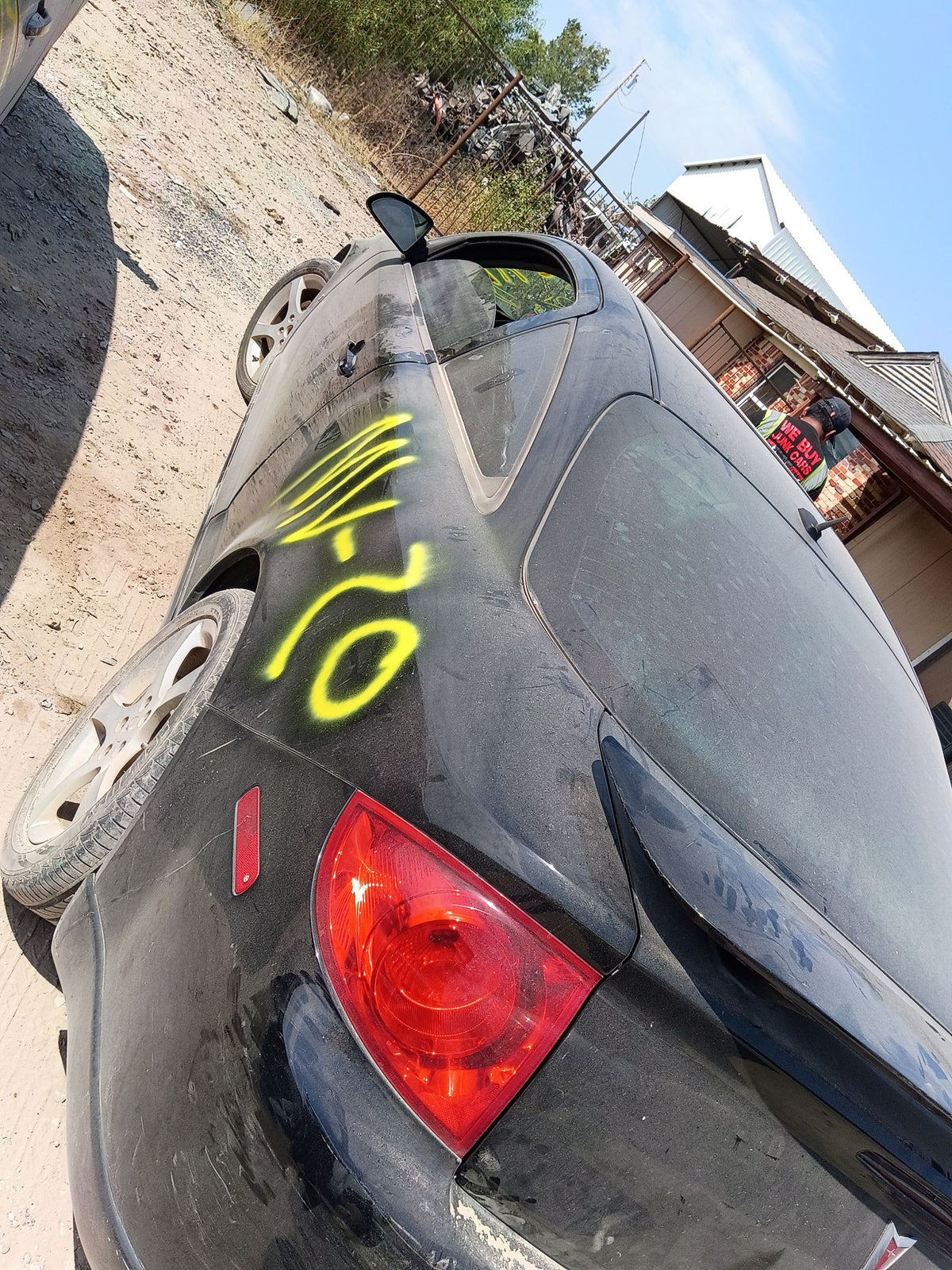 Rear Window Glass 2007 - 2009 Pontiac G5