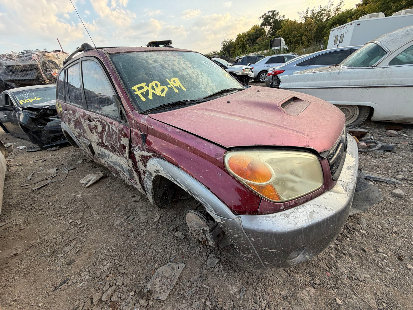 B-Pillar Trim Panel Driver Side 2001 - 2005 Toyota RAV4