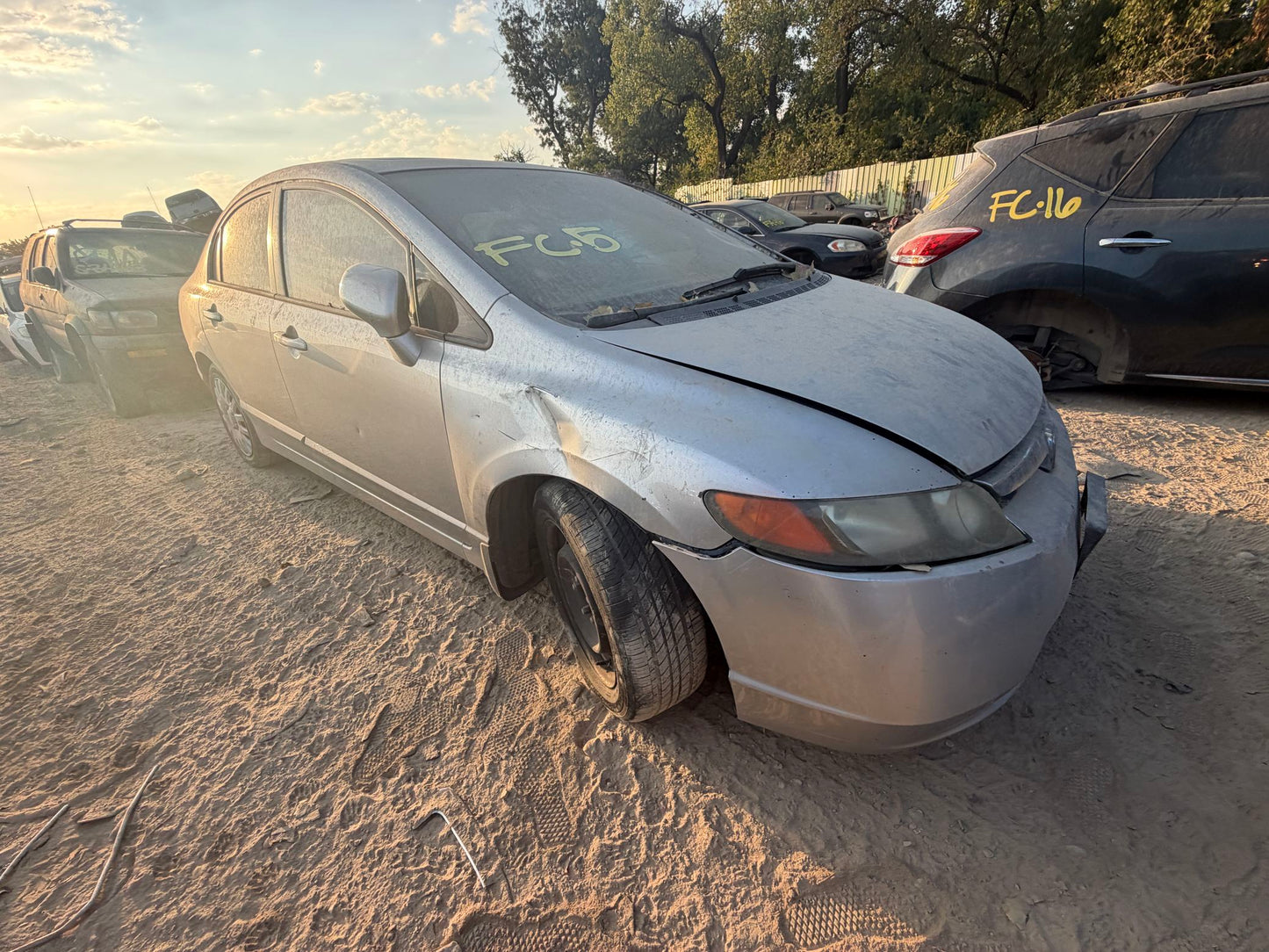 Knuckle Hub Rear Passenger Side 2006 - 2011 Honda Civic Sdn