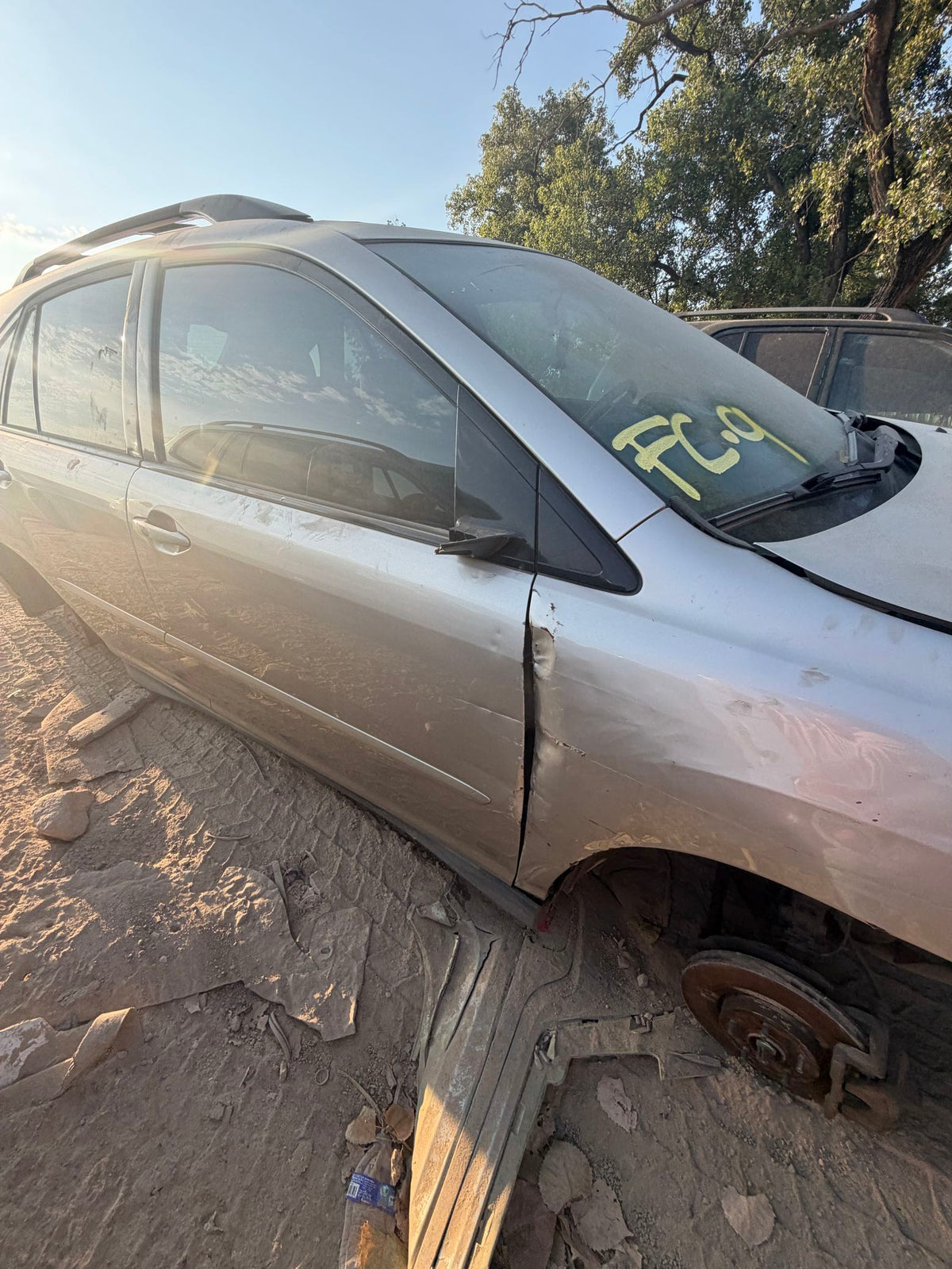 Door Exterior Handle Rear Passenger Side 2004 - 2009 Lexus RX 330
