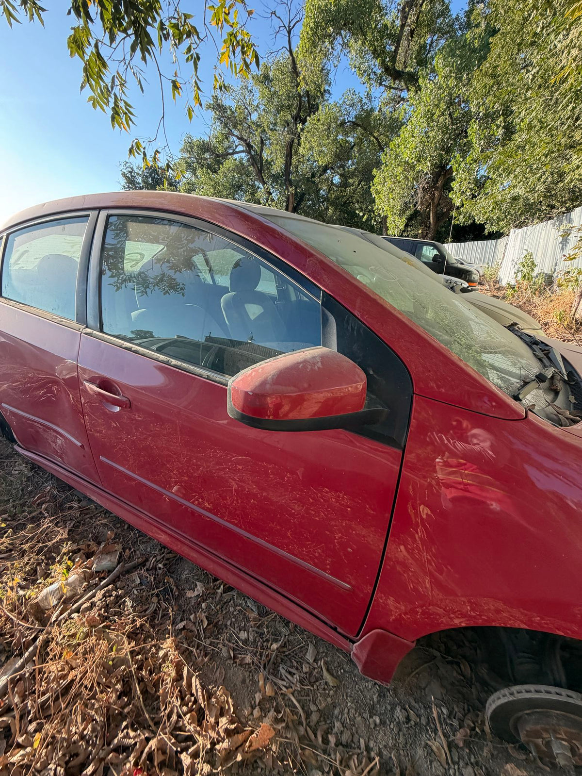 Door Shell Front Passenger Side 2007 - 2012 Nissan Sentra