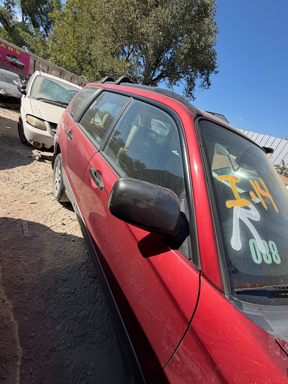 Quarter Window Glass Driver Side 2003 - 2008 Subaru Forester