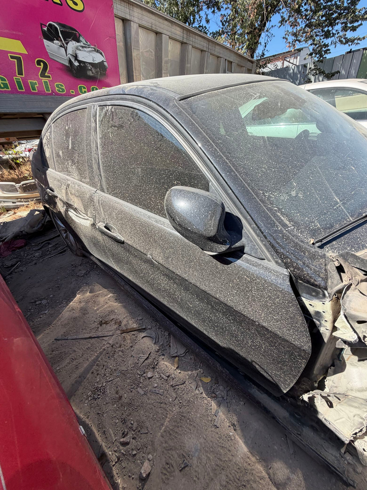 Vent Window Glass Rear Door Driver Side 2006 - 2011 BMW 3 Series